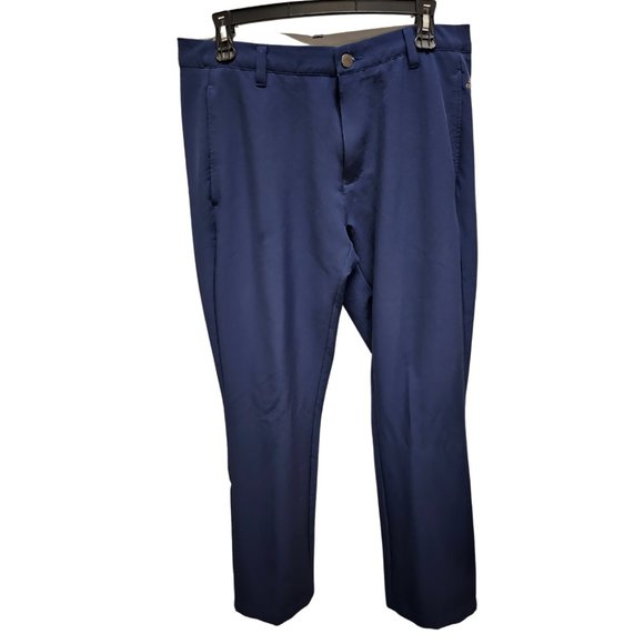 Men's Adidas Navy Golf Pants - Picture 1 of 3